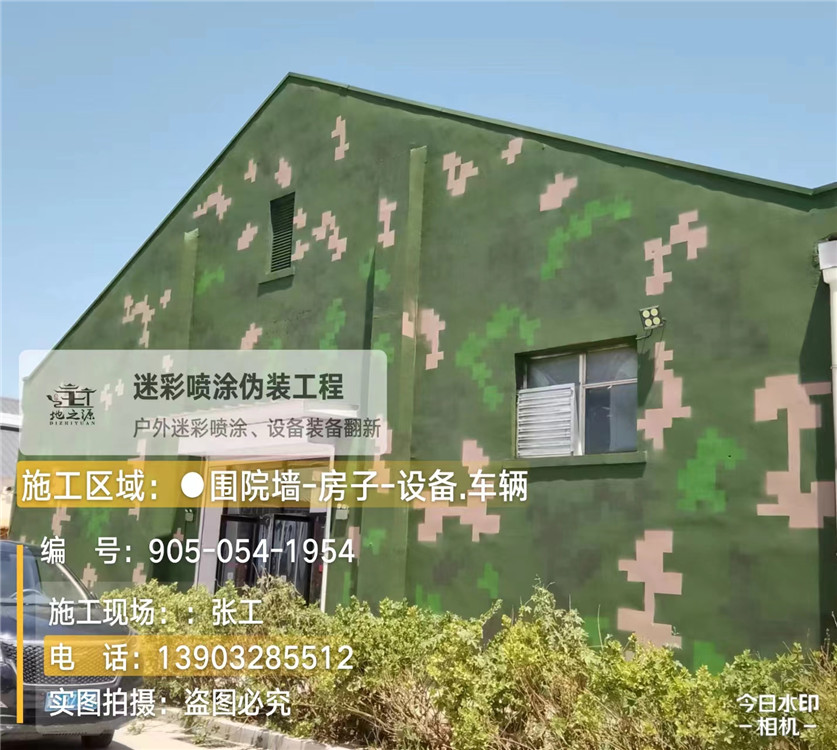 喀什外墙数码迷彩漆施工报价清单(100㎡标准墙面测算)